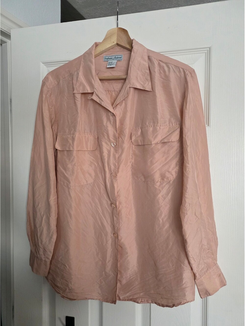 Stephanie Andrew's vintage 100% Silk top size small
